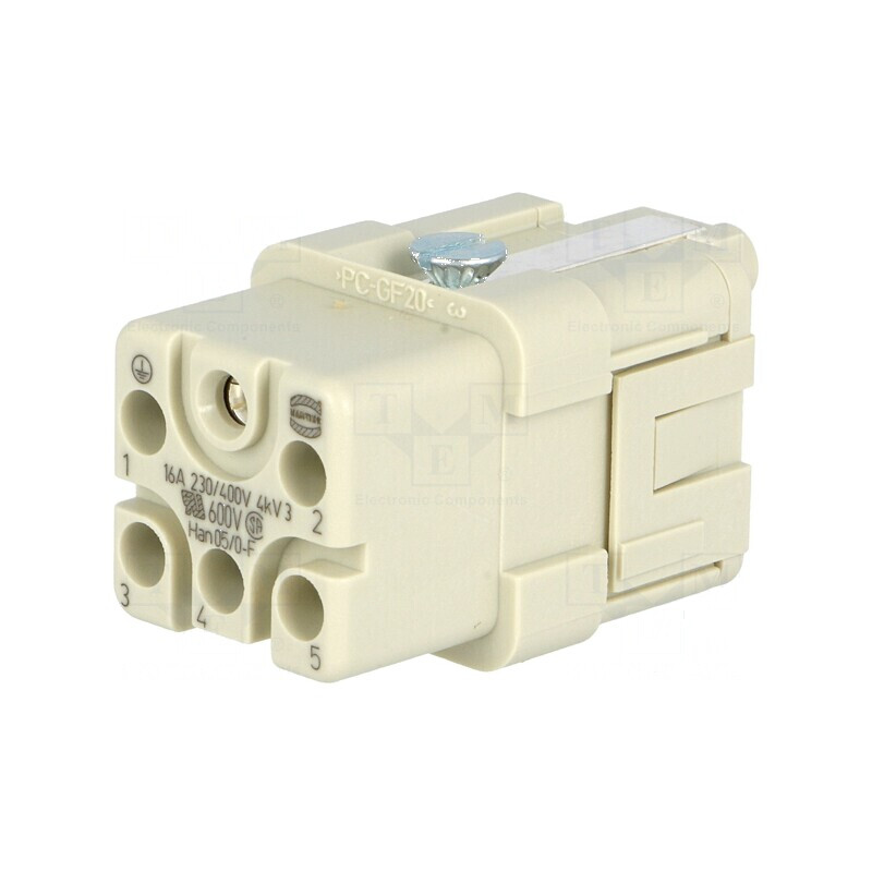 Conector HDC mamă Han Q PIN 6 5 PE 16A | Electronic-mag.ro | Componente Electronice Conector HDC mamă Han Q PIN 6 5 PE 16A | Electronic-mag.ro | Componente Electronice
