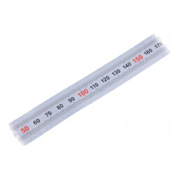 Mini riglă autoadezivă pentru cifre ordonate orizontal, lățime 11mm | Electronic-mag.ro | Componente Electronice