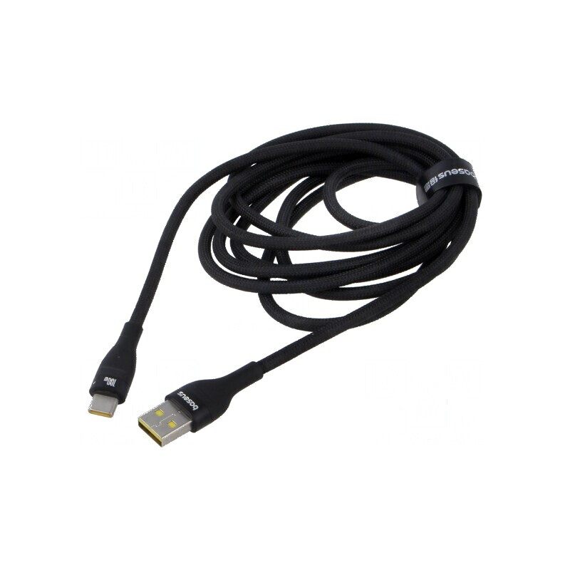 Cablu USB 2.0 A la C 2m 100W Negru | Electronic-mag.ro | Componente Electronice Cablu USB 2.0 A la C 2m 100W Negru | Electronic-mag.ro | Componente Electronice
