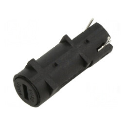 Clemă siguranţe cilindrice 5x20mm Umax 250V UL94V-0 | Electronic-mag.ro | Componente Electronice