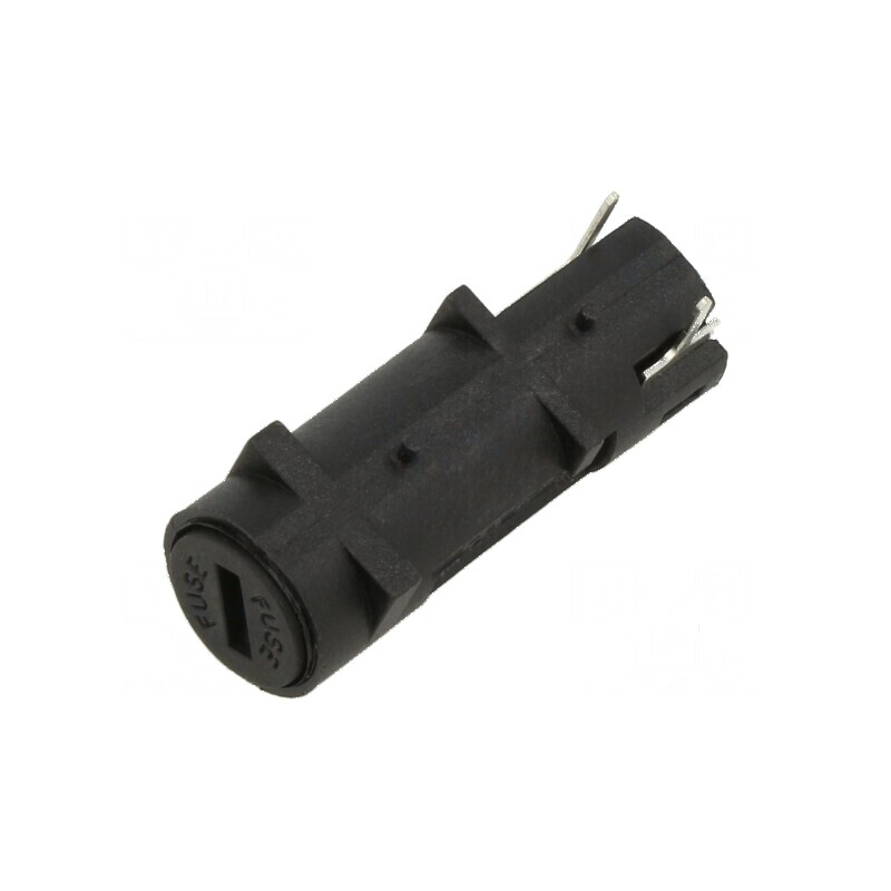 Clemă siguranţe cilindrice 5x20mm Umax 250V UL94V-0 | Electronic-mag.ro | Componente Electronice