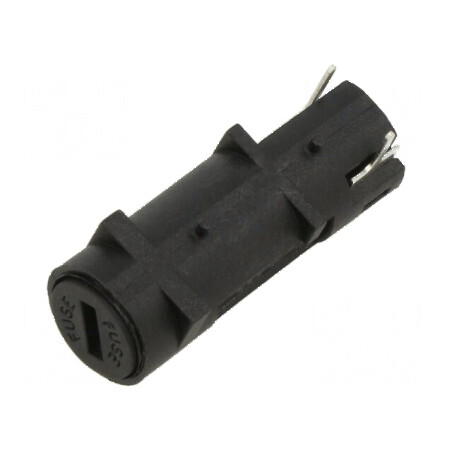 Clemă siguranţe cilindrice 5x20mm Umax 250V UL94V-0 | Electronic-mag.ro | Componente Electronice
