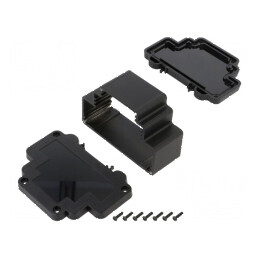 Carcasă aluminiu pentru şină DIN 98,3mm x 44mm x 69mm | Electronic-mag.ro | Componente Electronice