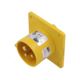 Conector alimentare AC 16A 110VAC IEC 60309 IP44 soclu mamă | Electronic-mag.ro | Componente Electronice