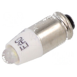 Lampă LED albă S5,7s 12VDC 12VAC cu 1 diodă | Electronic-mag.ro | Componente Electronice