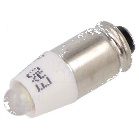 Lampă LED albă S5,7s 12VDC 12VAC cu 1 diodă | Electronic-mag.ro | Componente Electronice