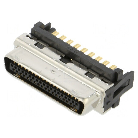 Conector D-Sub DH 37 pini mamă pe cablu 1mm | Electronic-mag.ro | Componente Electronice