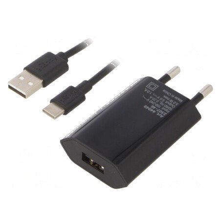 Alimentator pulsatoriu 5VDC 5W EU plug-in | Electronic-mag.ro | Componente Electronice