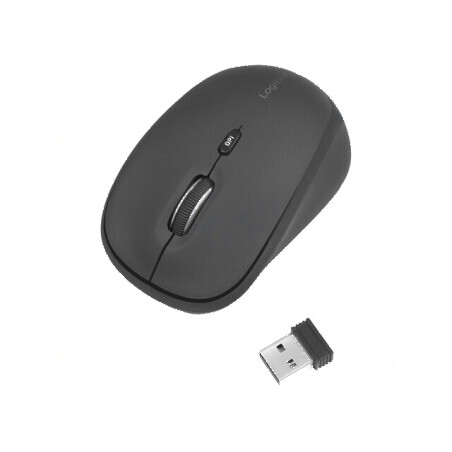 Mouse optic wireless USB negru 10m, 3 butoane | Electronic-mag.ro | Componente Electronice