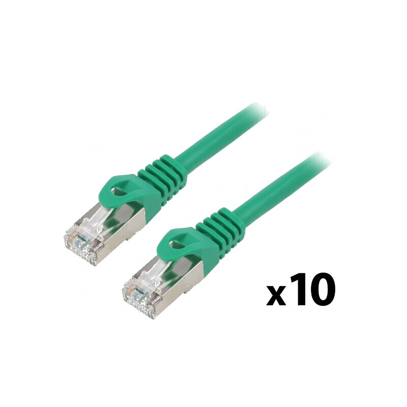 Cablu de rețea F/UTP 6 litat CCA PVC verde 1m 26AWG | Electronic-mag.ro | Componente Electronice Cablu de rețea F/UTP 6 litat CCA PVC verde 1m 26AWG | Electronic-mag.ro | Componente Electronice