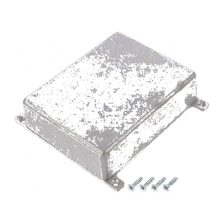 Carcasă ecranare aluminiu naturală 93,5mm x 119mm x 34mm | Electronic-mag.ro | Componente Electronice