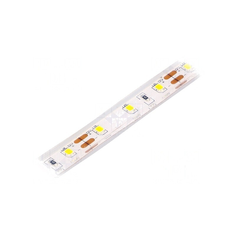 Bandă LED alb cald 2835 60 LED/m IP68 120° 4W 12VDC 10mm | Electronic-mag.ro | Componente Electronice