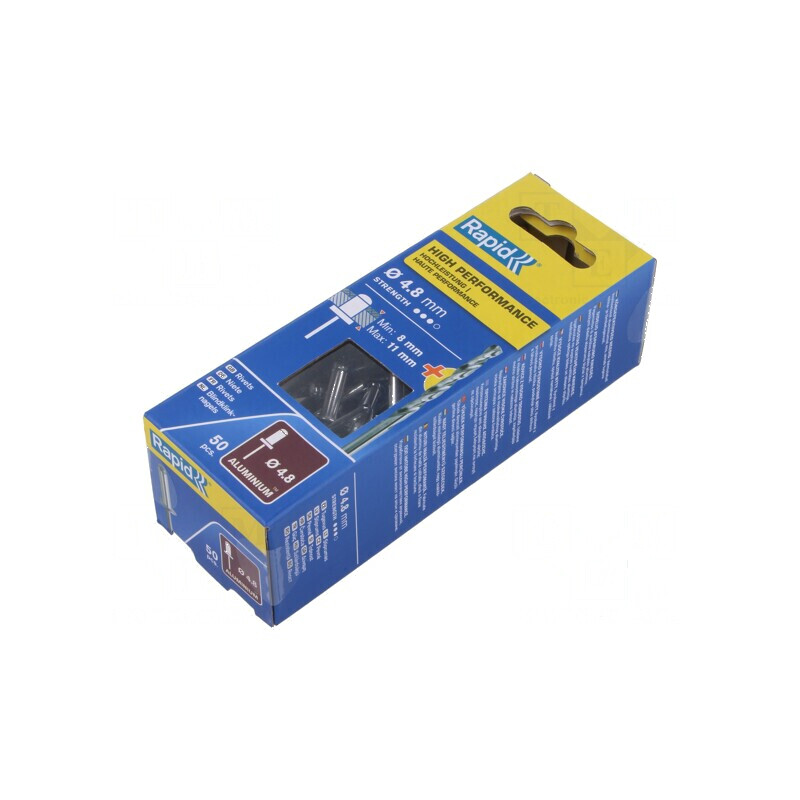 Diblu aluminiu 4,8mm x 14mm, 50 bucăți | Electronic-mag.ro | Componente Electronice Diblu aluminiu 4,8mm x 14mm, 50 bucăți | Electronic-mag.ro | Componente Electronice
