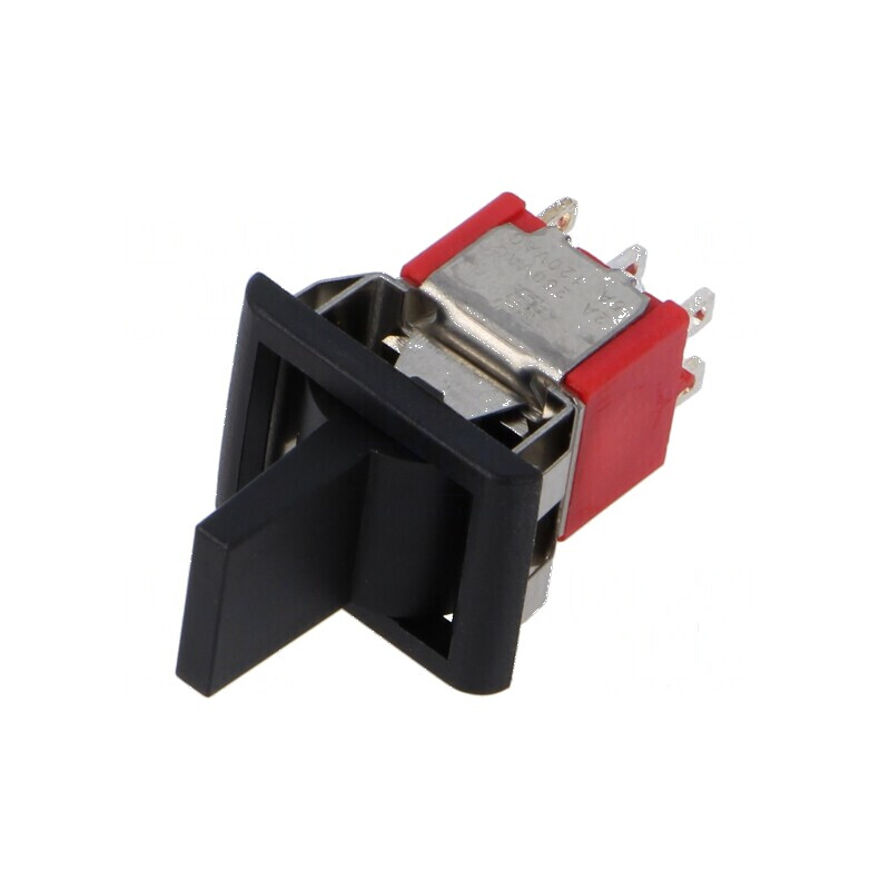 Rocker DP3T 2A/250VAC 5A/28VDC negru | Electronic-mag.ro | Componente Electronice