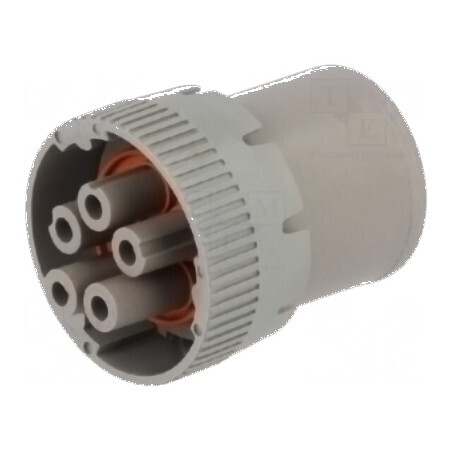 Conector circular mufă mamă HD10 cu cablu PIN 5, temperatură 55÷125°C | Electronic-mag.ro | Componente Electronice