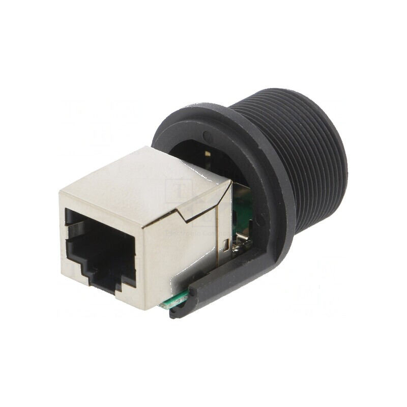 Adaptor PIN 8 Cat 5e plastic 8p8c IP67 drept | Electronic-mag.ro | Componente Electronice Adaptor PIN 8 Cat 5e plastic 8p8c IP67 drept | Electronic-mag.ro | Componente Electronice