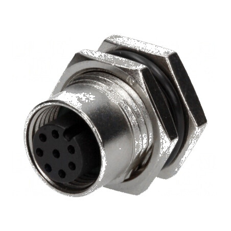 Conector M12 soclu PIN 8 mamă A-DeviceNet CANopen 30V | Electronic-mag.ro | Componente Electronice