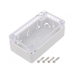 Carcasă universală IP67 policarbonat 65mm x 115mm x 40mm | Electronic-mag.ro | Componente Electronice