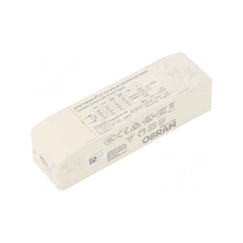 Alimentator LED 7,6W 30-42VDC 90-180mA 198-264VAC | Electronic-mag.ro | Componente Electronice Alimentator LED 7,6W 30-42VDC 90-180mA 198-264VAC | Electronic-mag.ro | Componente Electronice