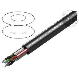 Cablu de control 3x2x20AWG litat Cu cositorit crom | Electronic-mag.ro | Componente Electronice