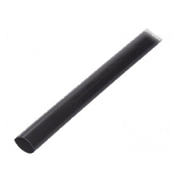 Manșon termocontractabil negru cu adeziv 40mm, lungime 1m | Electronic-mag.ro | Componente Electronice