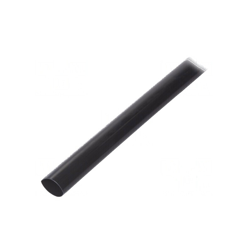 Manșon termocontractabil negru cu adeziv 40mm, lungime 1m | Electronic-mag.ro | Componente Electronice
