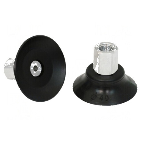 Ventuză 40mm G1/8 IG Shore 55 3,8cm3 57,7N PFYN | Electronic-mag.ro | Componente Electronice