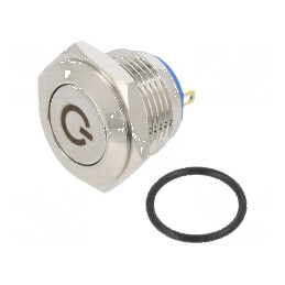 Comutator anti-vandalism 2 SPST-NO 2A/48VDC IP65 Ø16mm | Electronic-mag.ro | Componente Electronice