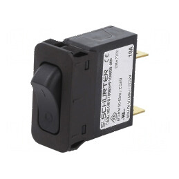 Întrerupător de supracurent Unom 240VAC 32VDC 10A SPST MCB | Electronic-mag.ro | Componente Electronice
