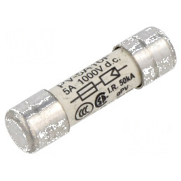 Siguranţă ceramică cilindrică gPV 5A 1kVDC | Electronic-mag.ro | Componente Electronice