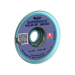 Bandă de dezlipit fără flux ESD 2,5mm x 3m | Electronic-mag.ro | Componente Electronice
