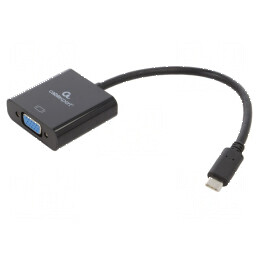 Adaptor USB 3.1 la D-Sub 15pin HD, USB C, 0,15m, Negru | Electronic-mag.ro | Componente Electronice