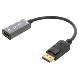 Adaptor DisplayPort 1.2 la HDMI 1.4, mufă DisplayPort și soclu HDMI | Electronic-mag.ro | Componente Electronice