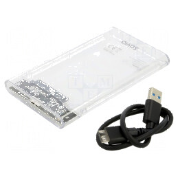 Carcasă hard disc 2,5" USB 2.0/3.0, 126x79x13mm | Electronic-mag.ro | Componente Electronice