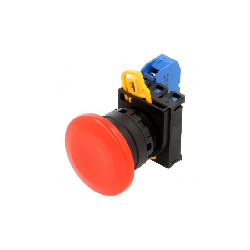 Comutator apăsare 22mm 1 NO roșu Poz.i stabil | Electronic-mag.ro | Componente Electronice Comutator apăsare 22mm 1 NO roșu Poz.i stabil | Electronic-mag.ro | Componente Electronice