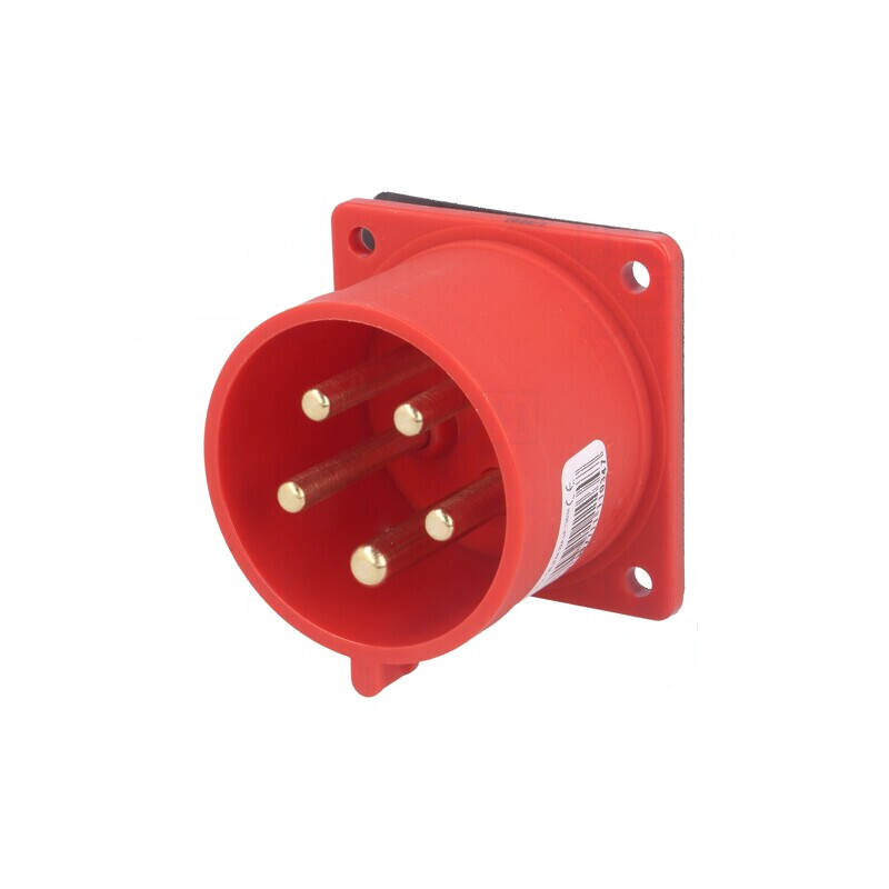 Conector alimentare AC trifazat 32A 400VAC IP44 | Electronic-mag.ro | Componente Electronice