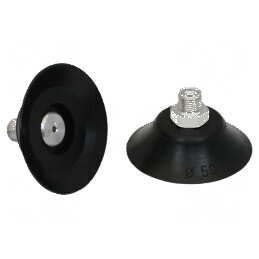 Ventuză 50mm G1/8 AG Duritate Shore 55, 7cm3, 91N PFYN | Electronic-mag.ro | Componente Electronice