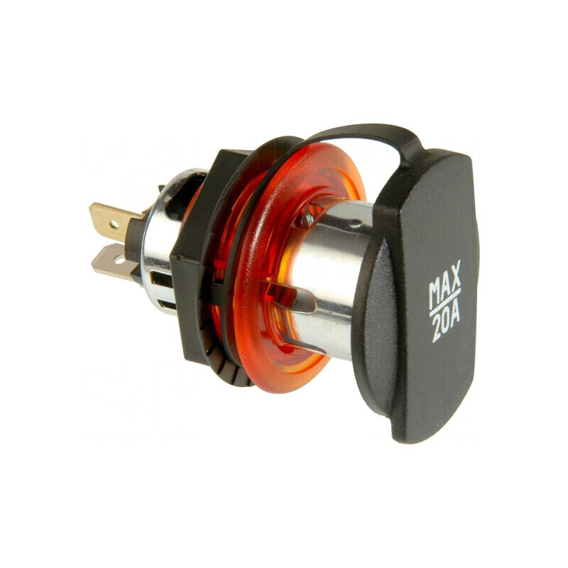 Soclu brichetă auto Tens.alim 12-24VDC 20A x1 | Electronic-mag.ro | Componente Electronice Soclu brichetă auto Tens.alim 12-24VDC 20A x1 | Electronic-mag.ro | Componente Electronice