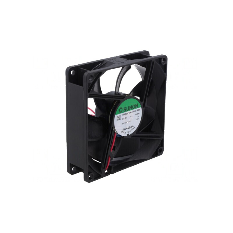 Ventilator DC axial 12V 92x92x25mm 93,24m3/h 40,3dBA bilă | Electronic-mag.ro | Componente Electronice