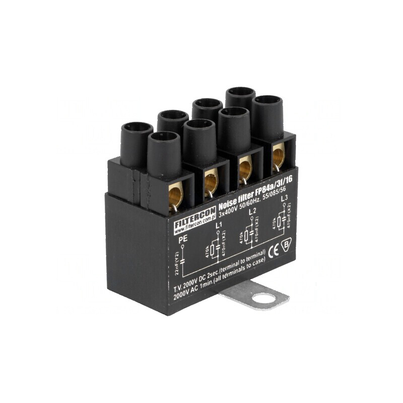 Filtru RC trifazic 470nF 22nF 400V cu cleme | Electronic-mag.ro | Componente Electronice