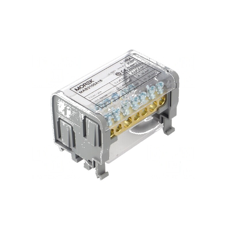 Bloc de distribuție pentru term. îmbinare cu 2 borne, 14 gri, 1kV | Electronic-mag.ro | Componente Electronice