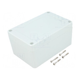 Carcasă universală 80mm x 120mm x 60mm cu bușon din alamă | Electronic-mag.ro | Componente Electronice