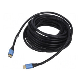 Cablu HDMI 1.4 HDCP 2.2 PVC Negru 2m | Electronic-mag.ro | Componente Electronice
