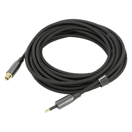 Cablu Toslink 3,5mm Mini - 5m, Mufă Toslink Placare Aurit | Electronic-mag.ro | Componente Electronice