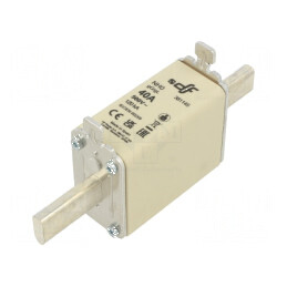 Siguranță ceramică gG 40A 500VAC 250VDC NH0 | Electronic-mag.ro | Componente Electronice