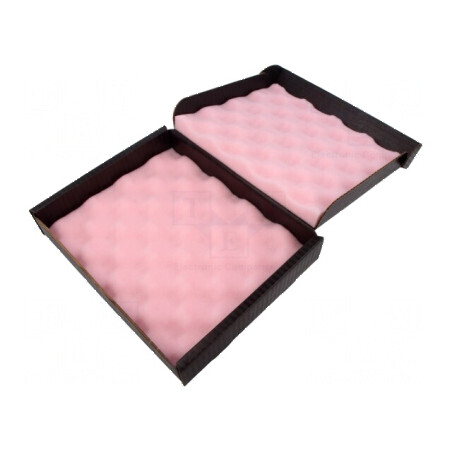 Cutie ESD cu burete 191x229x38mm Conductoare | Electronic-mag.ro | Componente Electronice