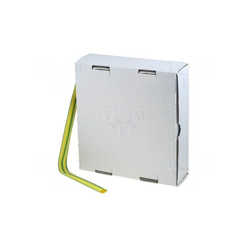 Manşon termocontractabil 2:1 9,5mm galben-verde fără adeziv | Electronic-mag.ro | Componente Electronice