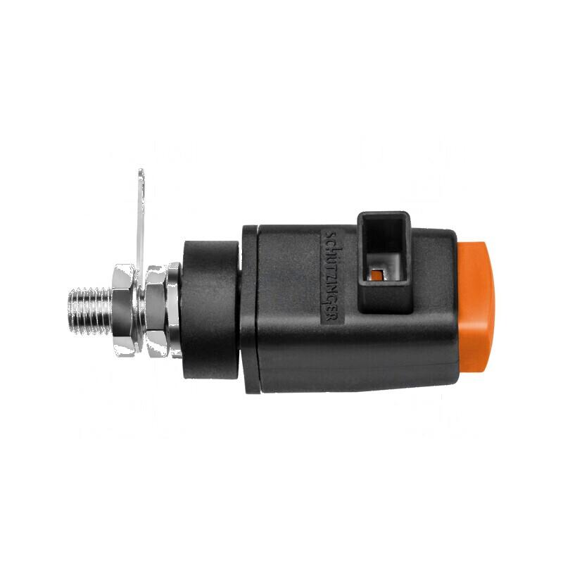 Clemă laborator portocalie 300VDC 16A nichel înşurubare | Electronic-mag.ro | Componente Electronice Clemă laborator portocalie 300VDC 16A nichel înşurubare | Electronic-mag.ro | Componente Electronice