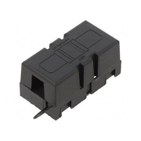 Clemă 40mm 200A cu şurub M5 neagră 32VDC | Electronic-mag.ro | Componente Electronice