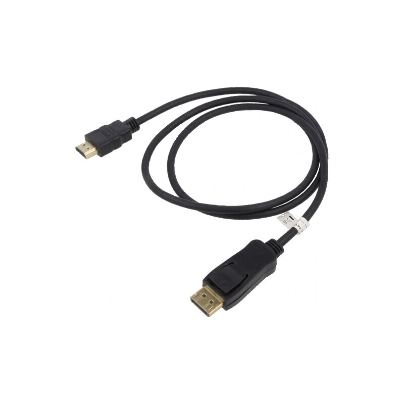 Cablu DisplayPort 1.2 la HDMI 1.4, 1m | Electronic-mag.ro | Componente Electronice